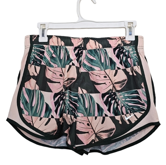 Nike Dri-Fit Floral Running Shorts Size Medium - Picture 1 of 5